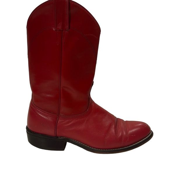 Laredo Shoes - Laredo Red Leather Western Cowboots 7.5